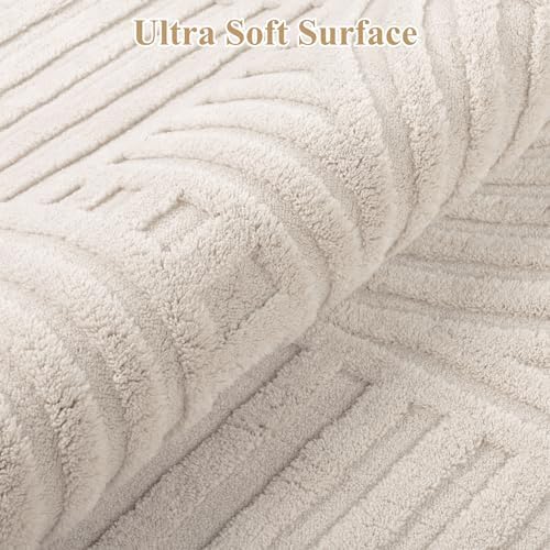 Pauwer 6x9 Area Rugs for Living Room, Modern Non Slip Washable Rug - Image 3