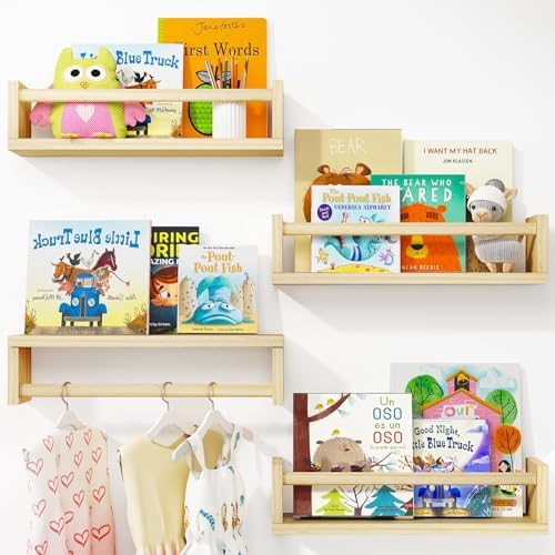 Fixwal Floating Nursery Book Shelves by Fixwal