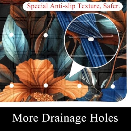 Non Slip Bathtub and Shower Mat 26.8x15.1 inch, Bath Mat - Image 2