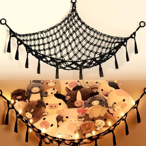 Stuffed Animal Storage Hammock Toy Net by Yewiwin