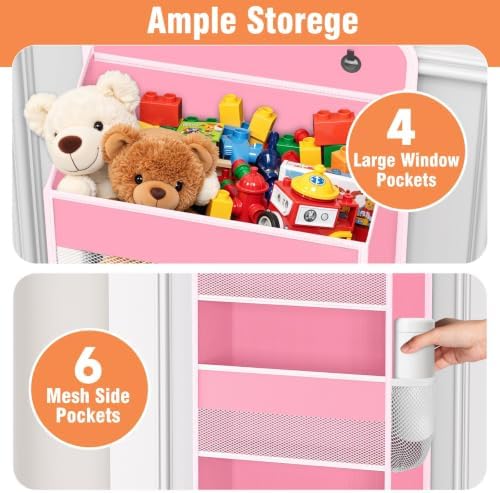 Over The Door Organizer Storage Large Capacity Hanging Bedroom Storage - Image 4