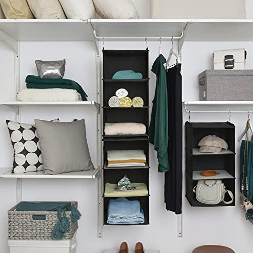 GRANNY SAYS 6-Shelf Hanging Closet Organizer, Foldable Storage - Image 2
