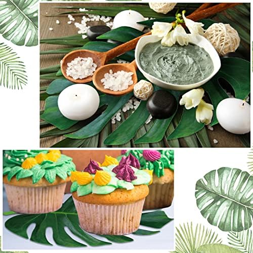 Sinmoe 100 Pcs Disposable Paper Placemats Bulk, Palm Leaf - Image 6