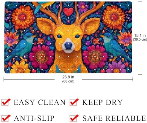 Shower Mat Bathtub Mat, 26.8x15.1 inch, Non-Slip Bath Mat - Image 4