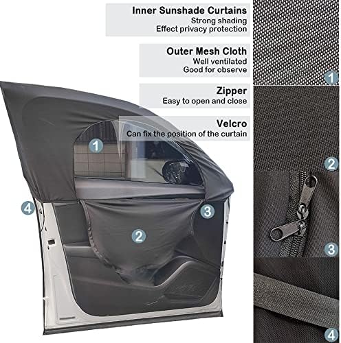 Upgrade Stretchable&Breathable SUV Car Window Shade - Image 7