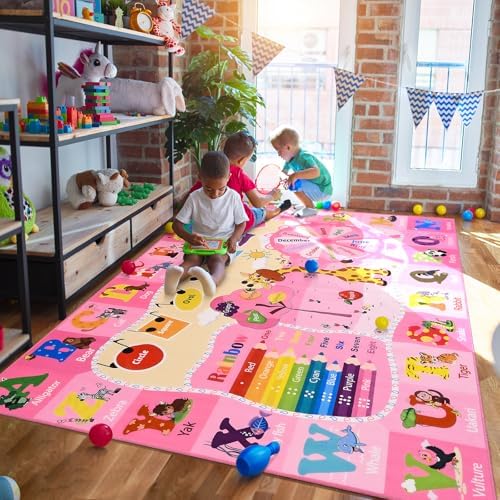 BENRON 5x7 Playroom Rug for Kids Washable, Play Mat - Image 2