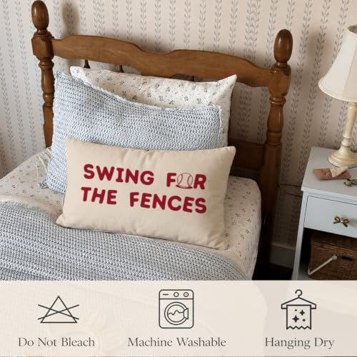 Baseball Room Decor for Boys，Baseball 12x20 Pillow Cover - Image 5