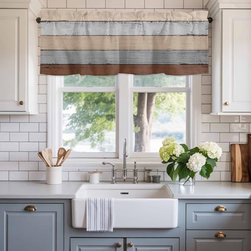 Farmhouse Fall Kitchen Curtains Valances - Image 2