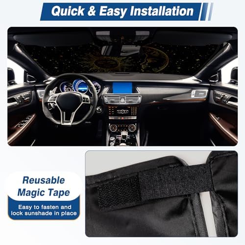 Car Windshield Sun Shade UV Reflector Foldable Front Window SUV - Image 5