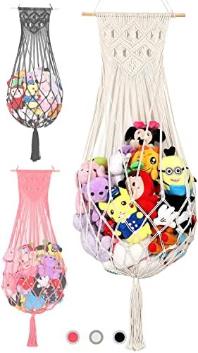 Stuffed Animal Hammock Wall Hanging Net by Amdermi