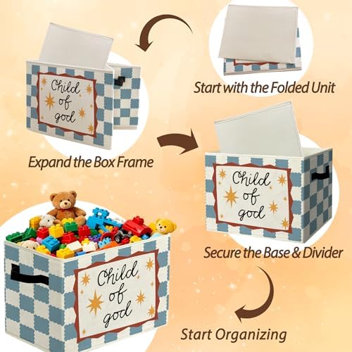 Christian Religious Cheerful Storage Bins Box - Image 6