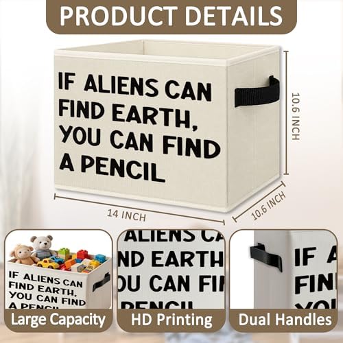 Funny Classroom Foldable Storage Bins Box - Image 6