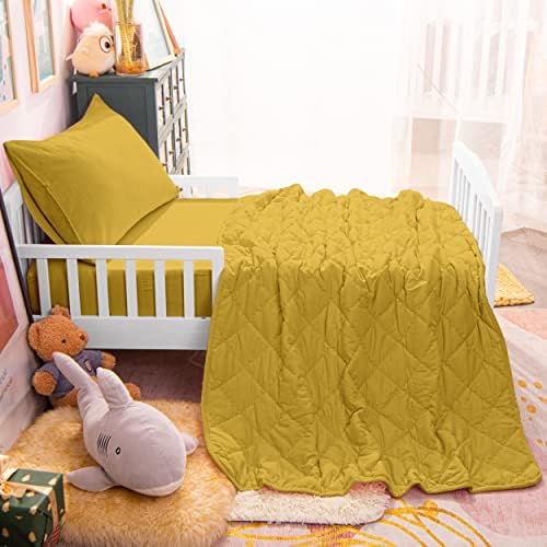 NTBAY Toddler Microfiber Bedding Set, 4 Piece - Image 6