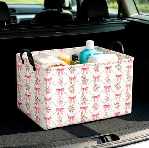 CLOCOR Rectangular Storage Basket Empty, Gift Basket, Waterproof Storage Bin - Image 4