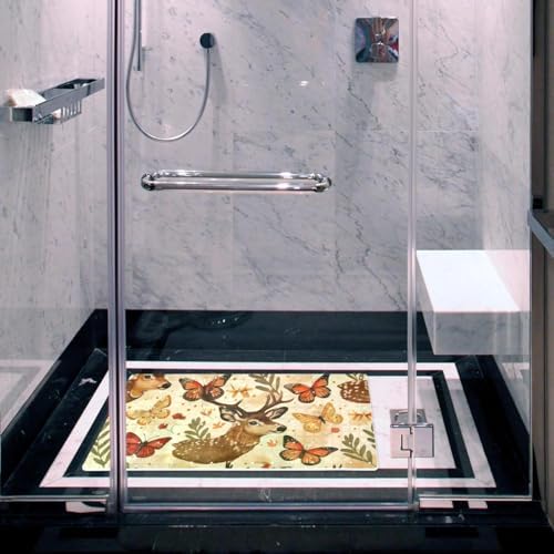 Shower Mat Bathtub Mat, 26.8x15.1 inch, Non-Slip Bath Mat - Image 6