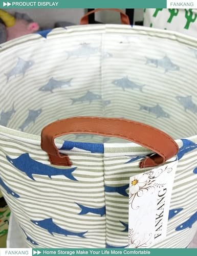 Storage Bin Foldable Nursery Organizer Basket Shark - Image 6