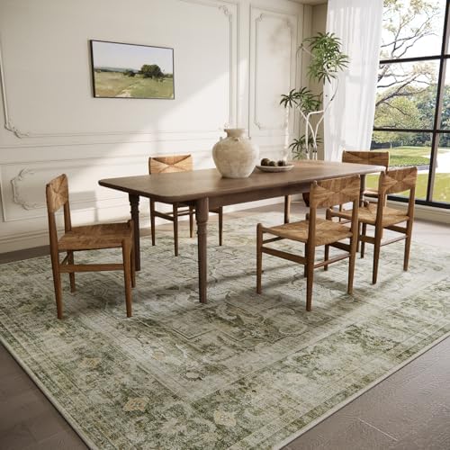 Machine Washable Living Room Rug: 5x7 Area Rugs - Image 3