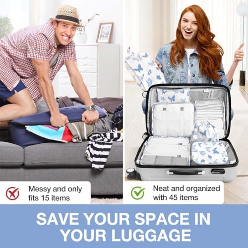 8 Set Packing Cubes for Suitcases, Packing Cube - Image 6