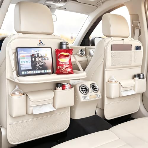 2 Pack Universal Foldable Car Backseat Organizer by FASTAGEI