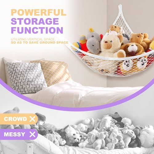Lazebox Stuffed Animal Net Hammock - Image 6