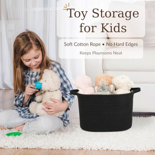 XUANGUO Woven Cotton Rope Storage Basket - Image 5