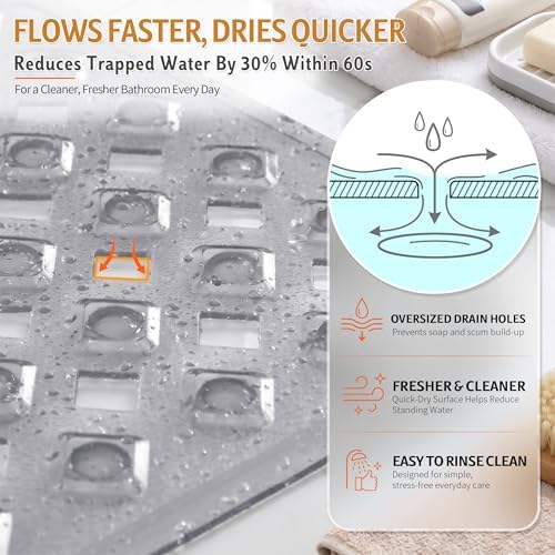 Yimobra Bathtub Mat Non Slip, Shower Mat - Image 2