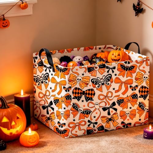 CLOCOR Rectangular Storage Basket, Collapsible Cute Pattern Storage Bin - Image 3