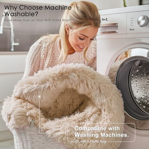 OLANLY 6x11 Machine Washable Large Area Rugs - Image 2