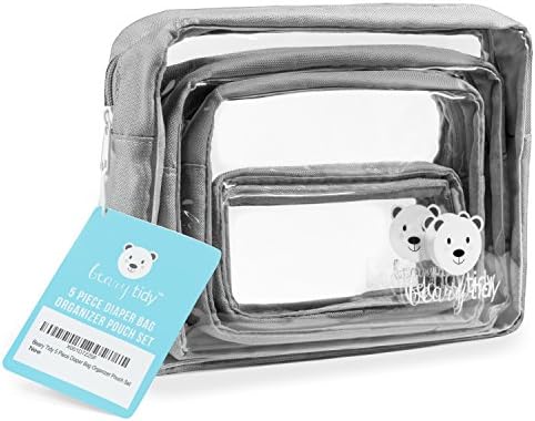 5 Piece Diaper Bag Organizer Pouch Set - Image 2