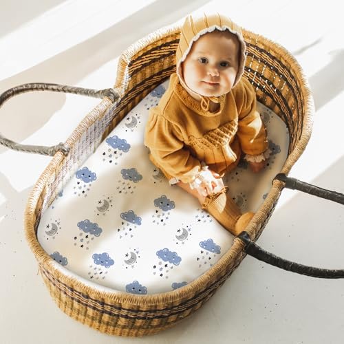 Yoofoss 3-Pack Bassinet Sheets for Boys Universal Fit - Image 2