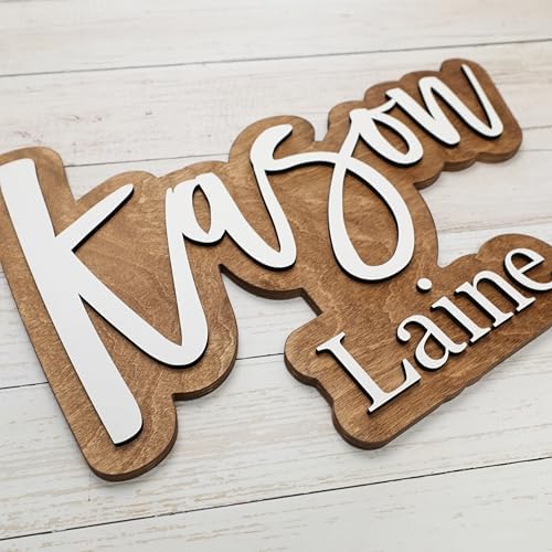 Wooden Name Signs for Nursery, Baby Name Sign, Name Signs for Kids Room - Image 2