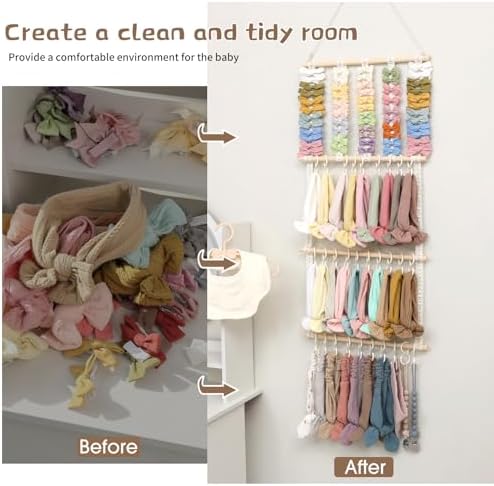 POVETIRE Headband Holder Hair Bows Organizer - Image 5