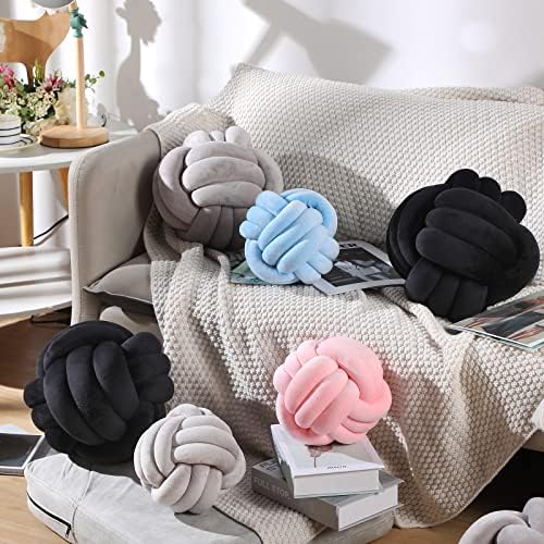 Namalu 7.87 Inches 2 Pcs Knot Pillow Decorative Throw Pillow - Image 3