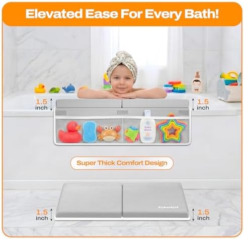 Bath Kneeler and Elbow Rest Pad Set-Baby Bath Kneeler - Image 4