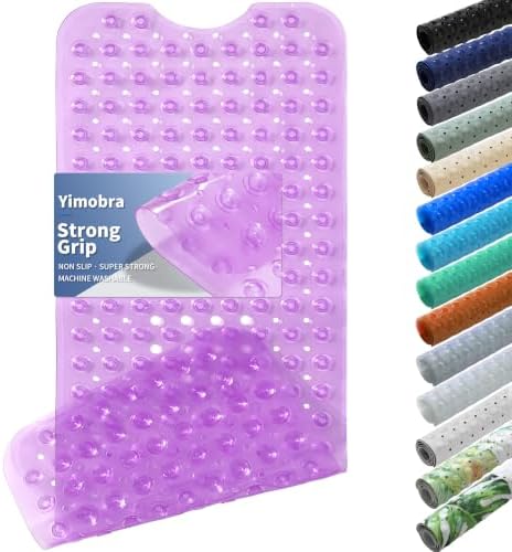 Yimobra Non Slip Bath Mat for Tub 40x16, Long Bath Tub Mat by Yimobra