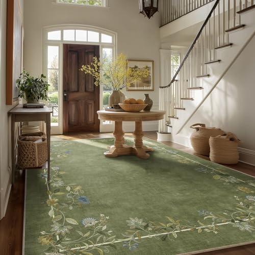 10x14 Area Rugs for Living Room: Washable Bedroom Rug Non Slip Soft Carpet - Image 5