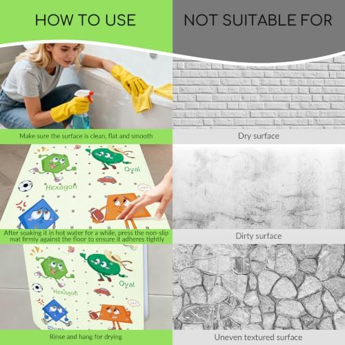 Baby Bathtub Mat Non Slip, Machine Washable - Image 6
