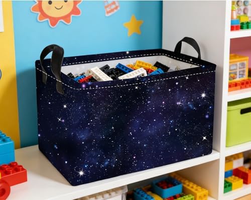 Essme Rectangular Space Basket, Kids Storage Bins Organizer - Image 4
