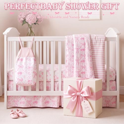 Hahafelt 4 Pieces Crib Bedding Set - Image 5