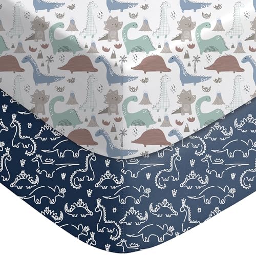 Yoofoss 2-Pack Baby Crib Sheets by YOOFOSS