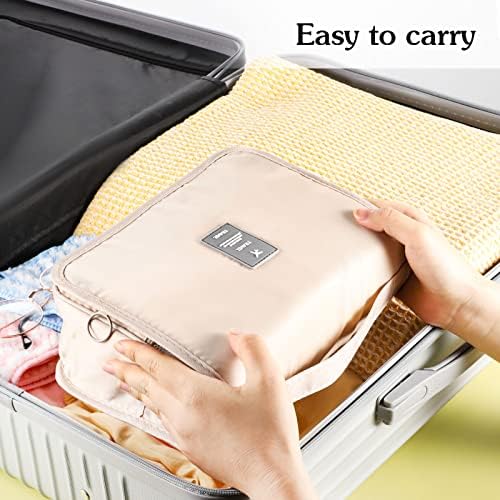 Hanging Toiletry Bag For Women, Waterproof Travel Makeup Organizer - Image 5