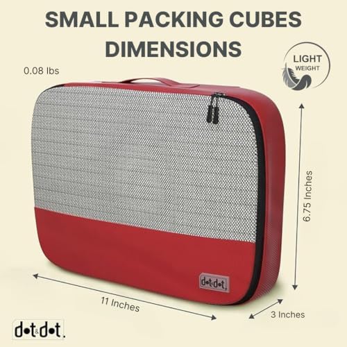 Small 5pc Packing Cubes for Travel - Image 3