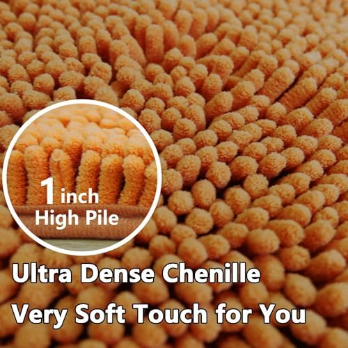 BOANKODU Toilet Rugs U-Shaped, Machine Washable, Bath Mats - Image 4