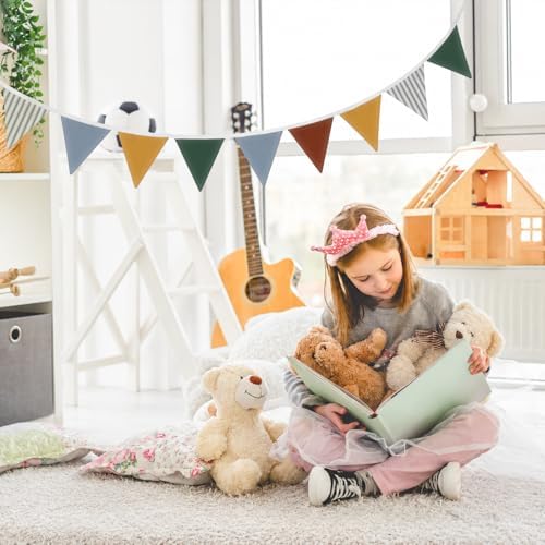Boys Toddler Room Playroom Nursery Decor, Garland Triangle Banners, 11Ft - Image 4