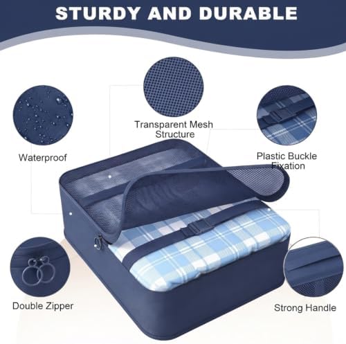 8/9 Set Packing Cubes for Travel, Suitcase Organizer Bags for Luggage - Image 5