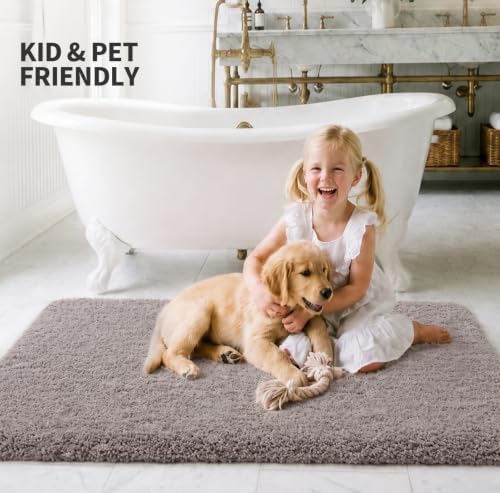 ILANGO Bathroom Rugs 70" × 24", Extra Soft Absorbent Microfiber Bath Rugs - Image 2