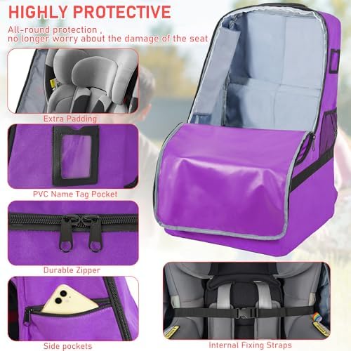 IBVIVIC Padded Car Seat Travel Bag - Image 6