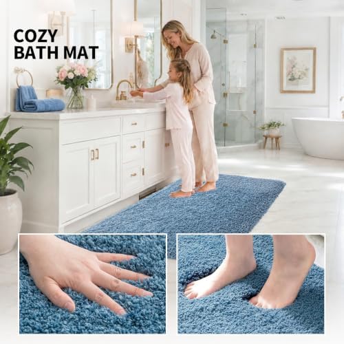 ILANGO Toilet Rugs U Shaped 22" × 24", Soft Absorbent Microfiber Bath Rugs - Image 5