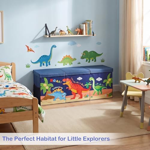 Toy Box with Adjustable Divider Large Toy Chest Storage - Image 6