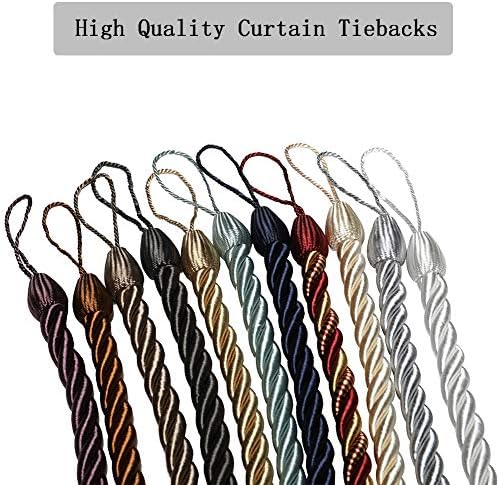 BEL AVENIR Curtain Tiebacks Ropes Tie-Backs, Handmade Holdbacks - Image 5